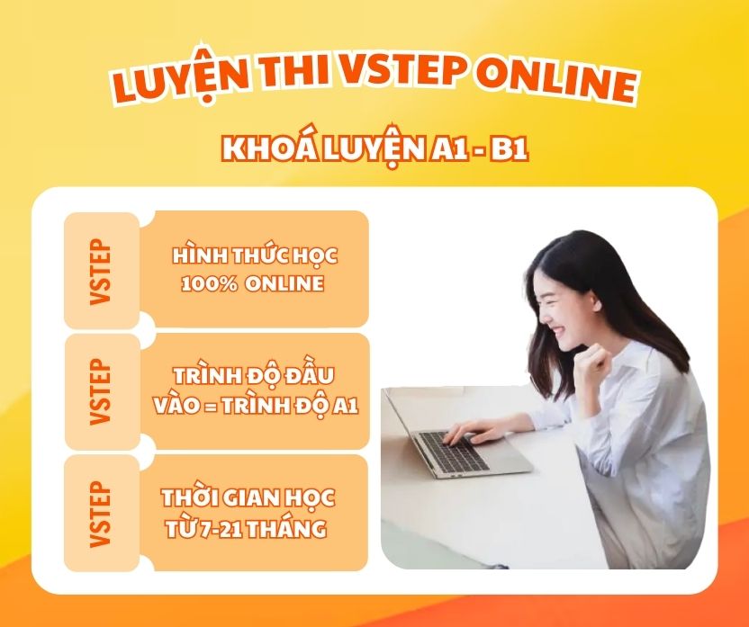 khoá luyện A1 B1 Online
