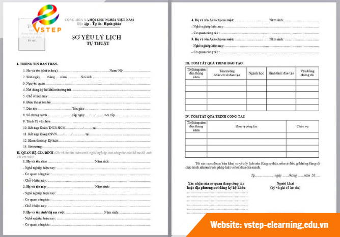 Cách ghi trình độ ngoại ngữ trong sơ yếu lý lịch