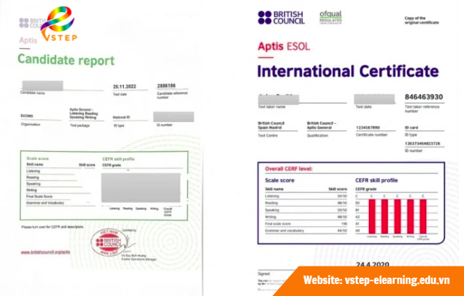 Chứng chỉ năng lực ngoại ngữ APTIS