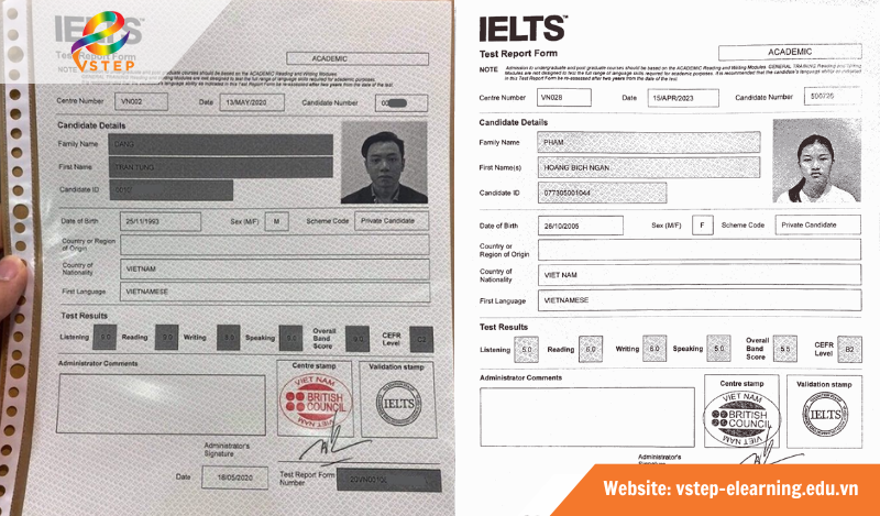 Chứng chỉ tiếng Anh IELTS