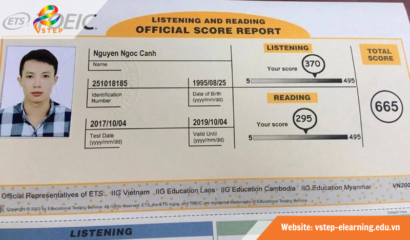 Chứng chỉ tiếng Anh TOEIC