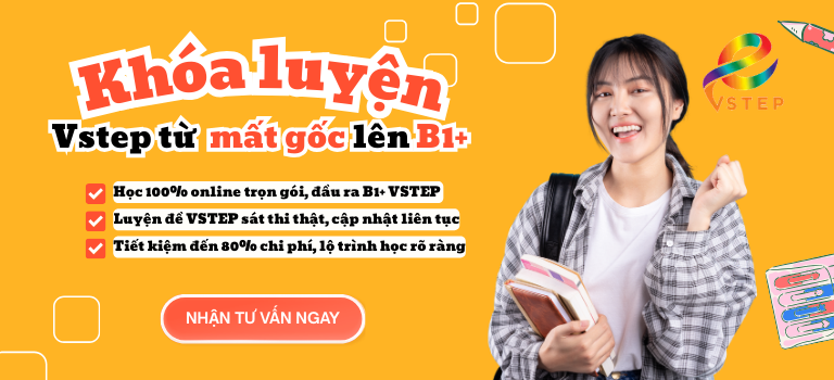 khóa luyện VSTEP mất gốc B1
