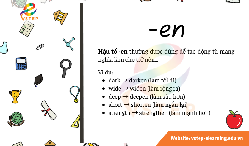 Hậu tố -en
