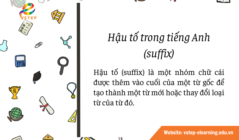 Hậu tố là gì trong tiếng Anh?