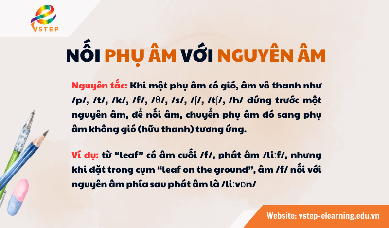 Nối phụ âm với nguyên âm (tiếp)