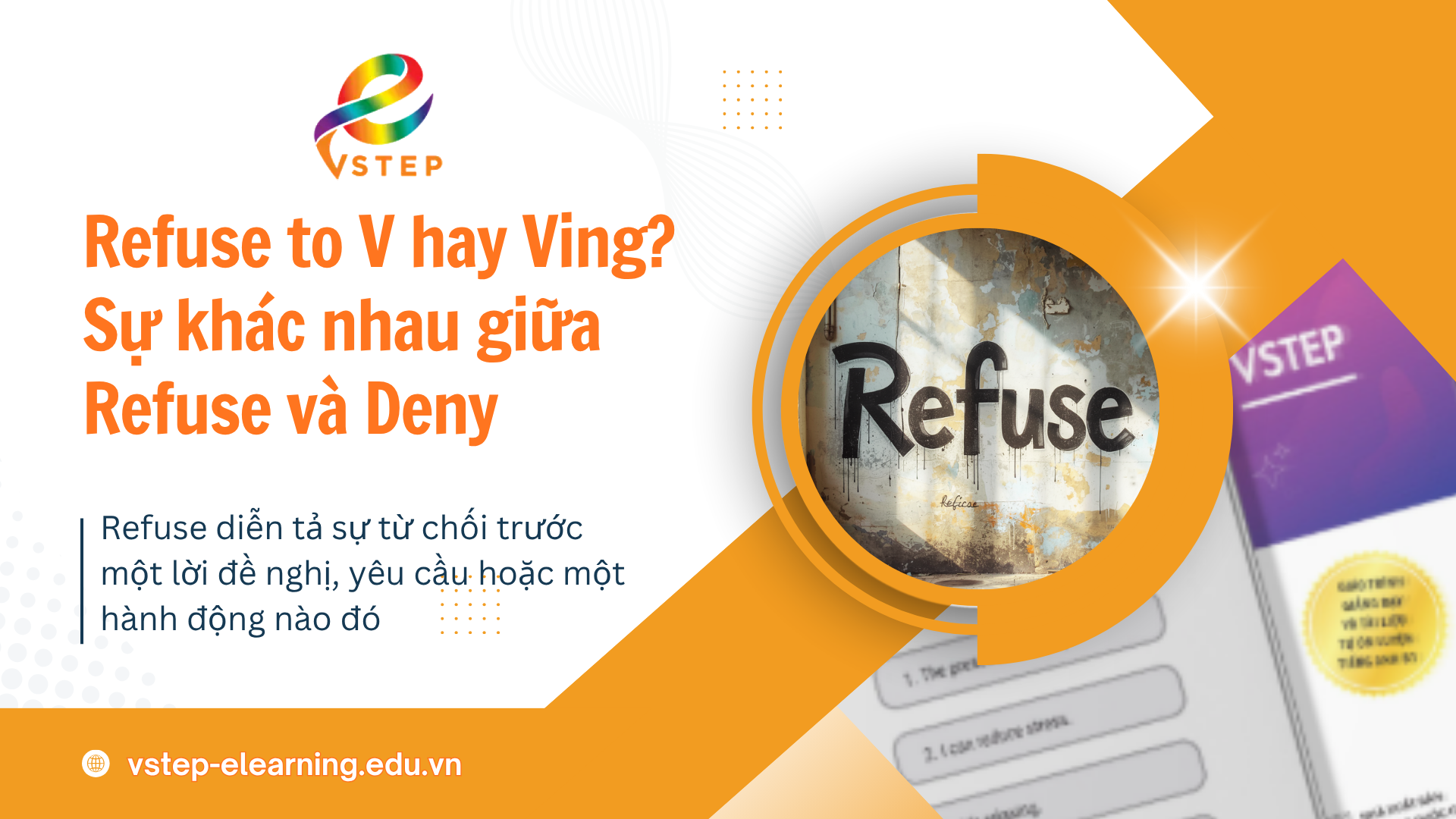 Refuse to V hay Ving