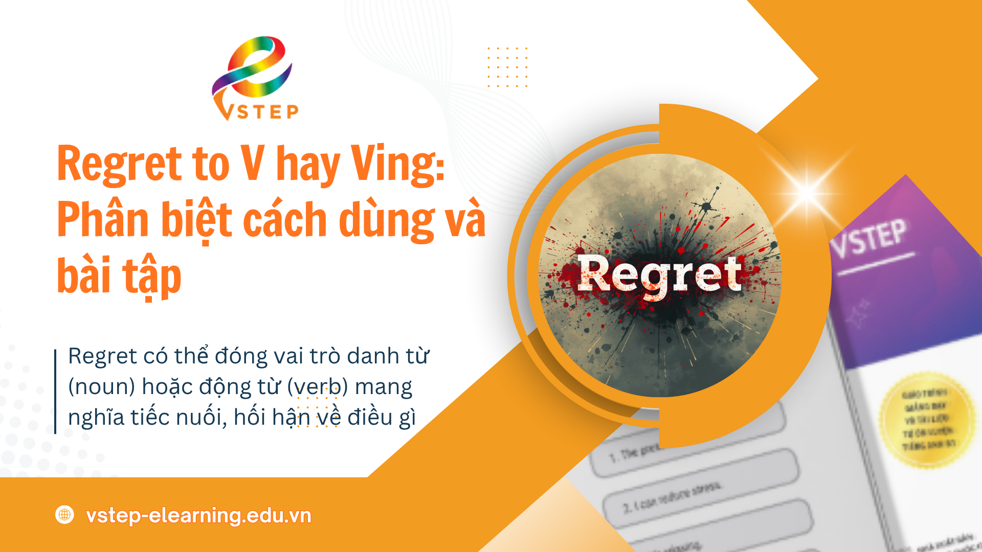 Regret to V hay Ving