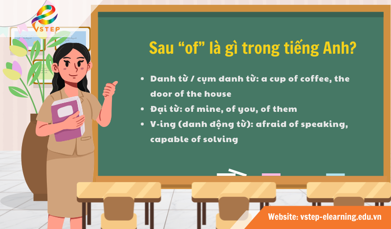 Sau “of” là gì trong tiếng Anh?