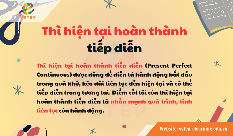 Thì hiện tại hoàn thành tiếp diễn