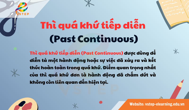 Thì quá khứ tiếp diễn là gì?