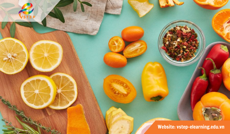 Từ vựng các loại hoa quả bằng tiếng Anh