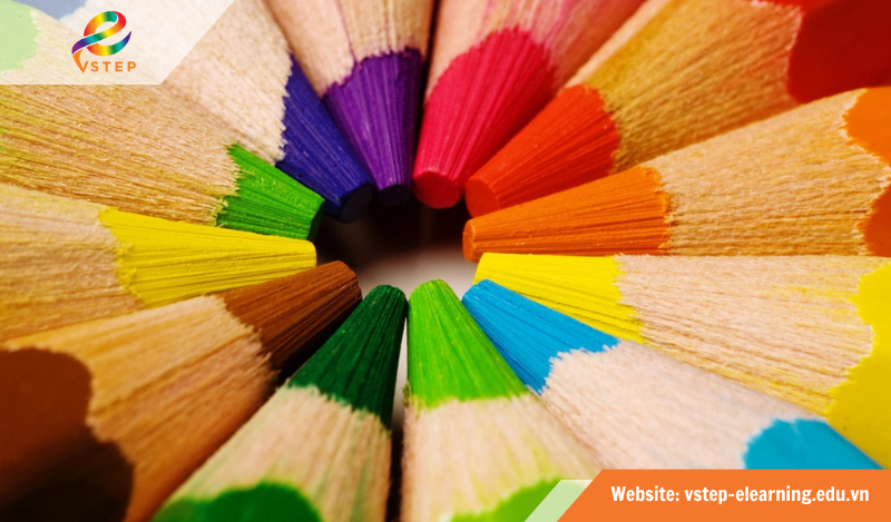 Từ vựng các màu trong tiếng Anh