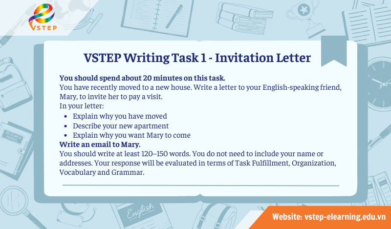 VSTEP Writing Task 1 - Invitation Letter