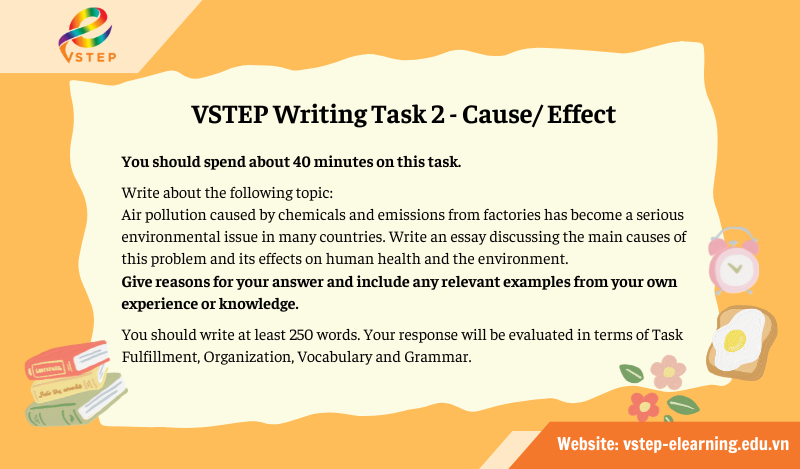 VSTEP Writing Task 2 - Cause/ Effect