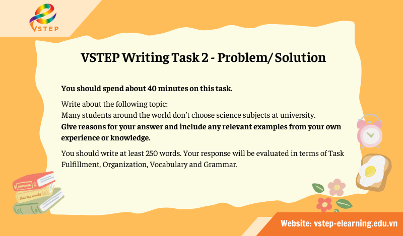 VSTEP Writing Task 2 - Problem/ Solution